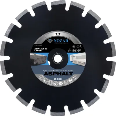 Produktbild von Nozar Diamant-Trennscheibe Laser Asphalt 10 300 mm