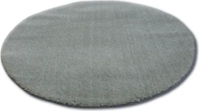 Produktbild von Teppich Kreis SHAGGY MICRO grün Grün rund 100 cm