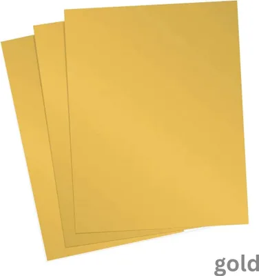 Produktbild von folia Tonpapier (B)500 x (H)700 mm 130 g/qm gold matt 10 Blatt