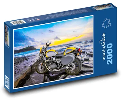 Obrázek produktu pro Puzzle 2000 Motocykl u moře - martinpuzzle