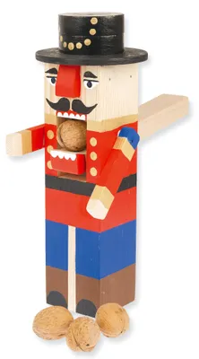 Produktbild von Nussknacker Massivholz Bausatz Kinder
