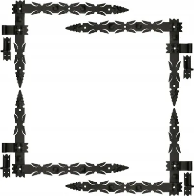Produktbild von Türband Set 600X460mm FEINZ Stabil Hochwertig Eckenversteifung 8-Teilig