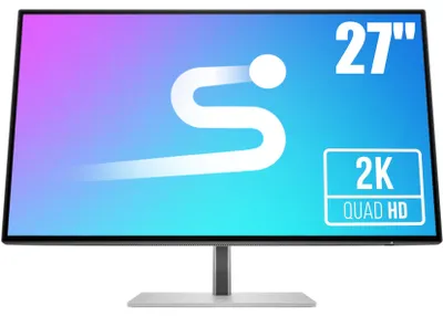 Produktbild von HP 727pq - Series 7 Pro - LED-Monitor - 68.6 cm (27") - 2560 x 1440 QHD @ 120 Hz - IPS Black - 400 cd/m² - 2000:1 - HDR400 - 5 ms - HDMI, DisplayPort - Schwarz, Silber