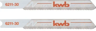 Image de kwb 621130 Lame de scie pour scies sauteuses, scies à chantourner & scies électriques Lame de scie sauteuse bimétallique 2 pièce(s)