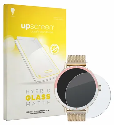 Produktbild von upscreen Entspiegelungs Schutzglas für Keeponfit Smartwatch 1.27" Schutzfolie Panzer Folie Glas Display Schutz matt
