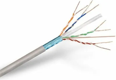 Image de Aisens - rj45 cat.6 ftp rigide awg24 câble réseau, gris, 100m