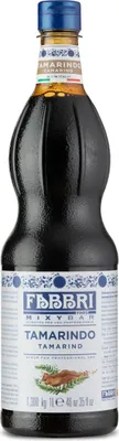 Produktbild von Food-United MIXYBAR-TAMARINDEN-FABBRI Sirup 1L PET-Flasche - Sciroppo Di Tamarindo aus Italien - ohne Konservierungsmittel - Getränkesirup geeignet für Cocktails & Soft-Drinks - Getränke mit & ohne Alkohol oder für Chucky Cocktail Whisky Chinotto Spirituo