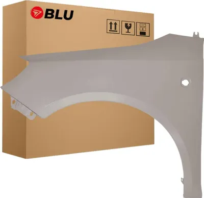 Immagine prodotto di BLU Parafango compatibile con Skoda Fabia II (5J) | Roomster 9202 Sinistra Silber Capuccinobeige | 2007-2015 | Anteriore | Verniciato | Pronto per il montaggio | Zincato