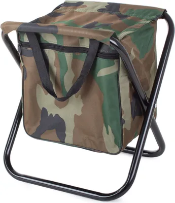 Produktbild von Verk 01663 Klappbarer Campinghocker mit Tasche in Camouflage-Optik