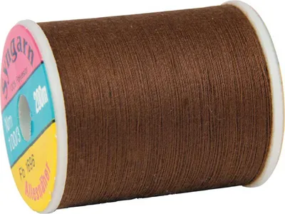 Image de Syngarn - Bobine de 200m (marron) épaisseur Nm 100/3