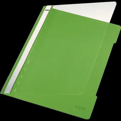 Produktbild von Leitz Standard Plastic File White A4 PVC Light-green, 31 cm, 23,3 cm, Grün