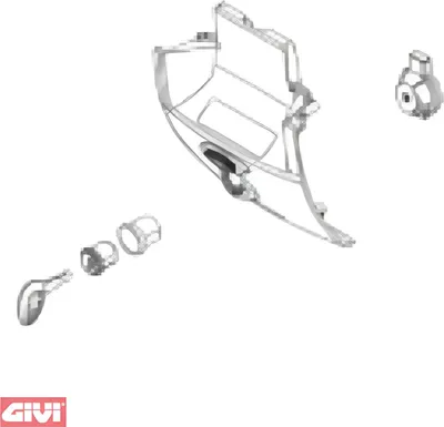 Produktbild von Scharnierblock GiVi schwarz für V47