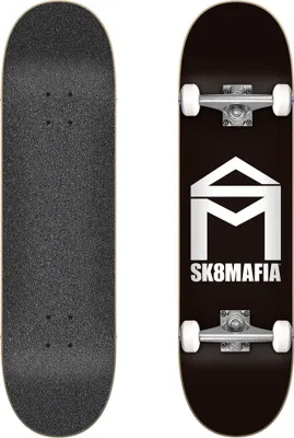 Produktbild von Sk8Mafia Skateboard 7.75 House Logo schwarz