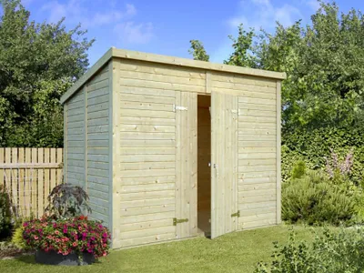 Produktbild von Palmako Gerätehaus Leif 4,2 m² 274x170 Gerätehaus aus Holz, Geräteschrank mit 16 mm Wandstärke Gartenhaus