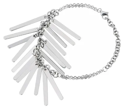 Immagine prodotto di Collezione BREIL BANGS, bracciali da donna in acciaio color argento, lunghezza 21 cm - modello TJ2216