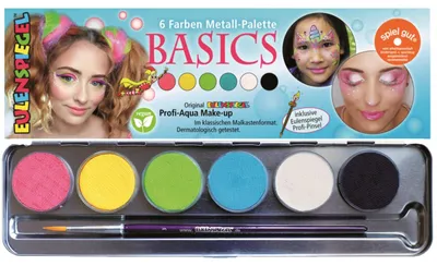 Produktbild von Eulenspiegel - Profi-Aqua Schminkpalette, 6 Farben