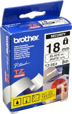 Produktbild von Brother TZE-SE4, TZ, China, 5 Jahr(e), 1,8 cm, 8 m, 20 mm