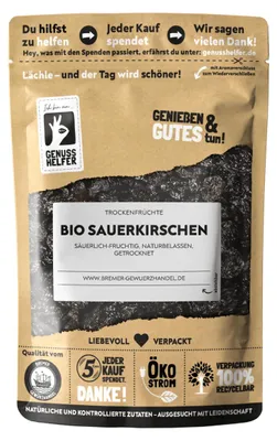 Produktbild von -Sauerkirschen getrocknet entsteint ungeschwefelt