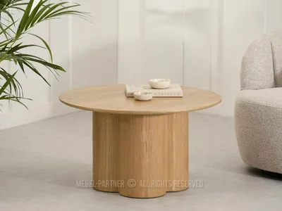 Zdjęcie produktu dla Okrągły stolik konferencyjny OISIN – dąb