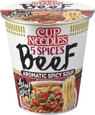 Produktbild von NISSIN Nudelsuppe Cup Noodles, Rind 64g