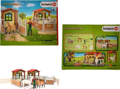 Image de Schleich®  Schleich® Horse Club Besuch im Offenstall Set