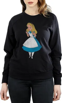 Produktbild von Alice In Wonderland - "Classic" Sweatshirt für Damen BI586 (XXL) (Schwarz)