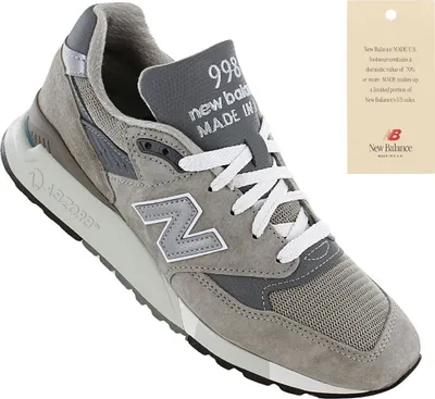 Produktbild von New Balance 998 -  USA - Sneakers Schuhe Grau U998GR , EU 37.5 US 5