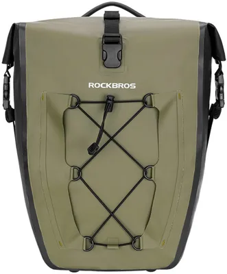 Immagine prodotto di ROCKBROS 1 pezzo borsa per portapacchi, 25L-32L, impermeabile, verde