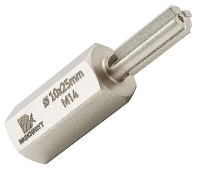 Obrázek produktu pro Fréza na spoje z tvrdokovu, 10x25 mm, se závitem M14, určená pro úhlové brusky