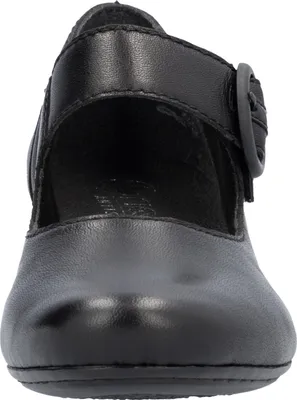 Produktbild von Rieker Damen Pumps Spangenpumps Blockabsatz Schnalle 41756, Größe:38 EU, Farbe:Schwarz