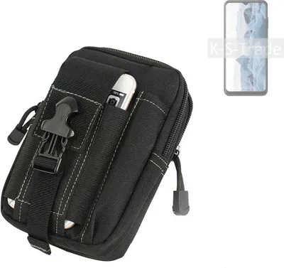Produktbild von K-S-Trade Gürtel Tasche kompatibel mit Nokia G60 5G Gürteltasche Holster Schutz Hülle Handy Hülle Smartphone outdoor Handy-Hülle schwarz