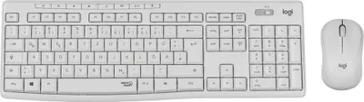 Immagine prodotto di Logitech MK295 Silent - Set tastiera e mouse - senza fili - 2,4 GHz - Tedesco - Bianco sporco
