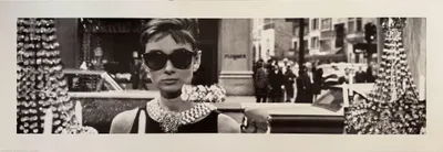 Image de Audrey Hepburn - Window - ART PRINT - 33x95cm - Affiche Poster