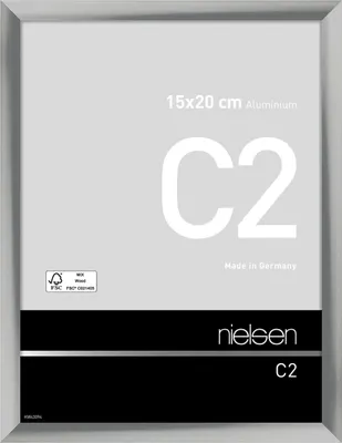 Produktbild von nielsen Aluminium Bilderrahmen C2, 15x20 cm, Silber
