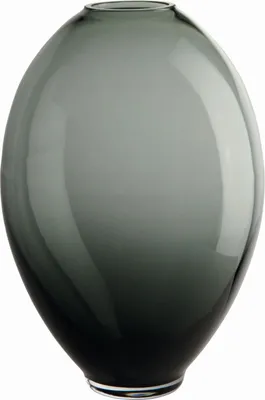 Image de ASA Selection Vase Mara Grey, vase décoratif, vase décoratif, verre, gris brillant, 25 cm, 94003290