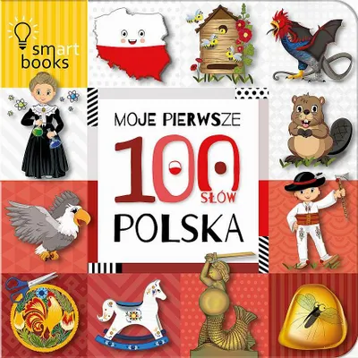 Image de Moje pierwsze 100 słów. Polska - książeczka edukacyjna wyd. 2020