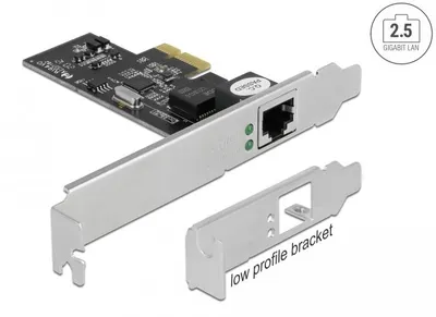 Productafbeelding van Delock PCI Express x1 kaart met 1 x RJ45 2,5 Gigabit LAN poort, i225