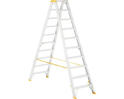 Obrázok produktu pre Obojstranné Alu schodíky Forte 2x10 do 150 kg