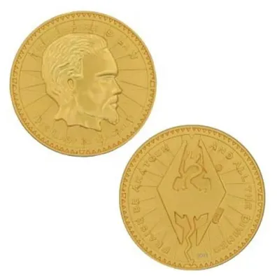 Obrázok produktu pre The Elder Scrolls Sammelmünze Septim Misty Gold Edition