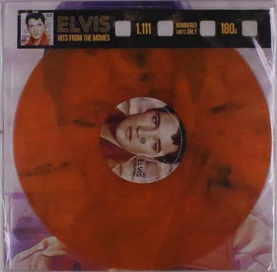 Obrázok produktu pre Elvis Presley (1935-1977): Elvis Presley (1935-1977) - Hits From The Movies (180g) (Limited Numbered Edition) (Orange Marbled Vinyl) -   - (LP / H)