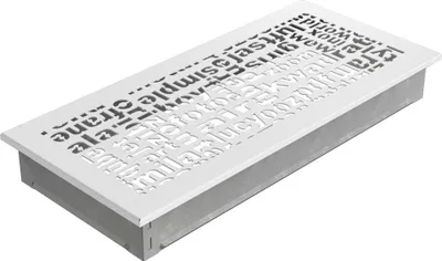Immagine prodotto di Griglia di ventilazione ABC 17x37 bianco