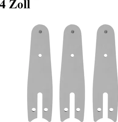 Produktbild von 3 Stück 4 Zoll 130 mm Führungsplatte Elektrische Kettensäge Führungsplatten Kettensägenzubehör