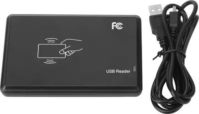 Obrázek produktu pro Čtečka ID karet Nízkofrekvenční 125KHZ RFID čtečka ID karet s USB rozhraním Řízení přístupu Vydavatel karet