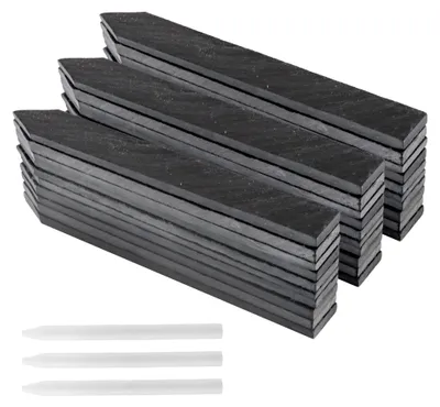 Produktbild von 30 Stück 15x2CM Schiefer Kräuterschilder, Pflanzenschilder zum Beschriften für den Garten