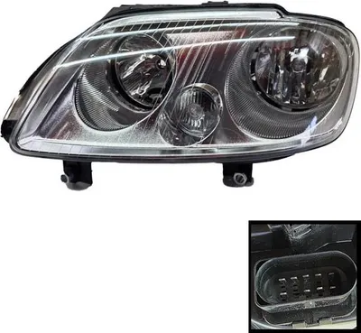 Obrázok produktu pre Pravý svetlomet VW Crafter 2006-17 s elektrickým nastavením | 2E1941016