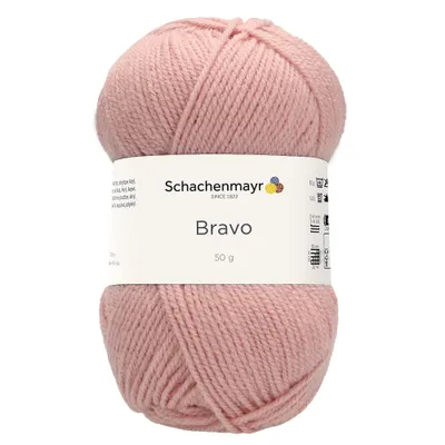 Image de Schachenmayr Bravo, 50g de fils à tricoter main vieux rose