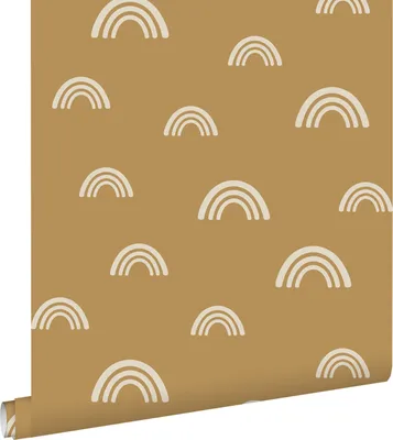 Immagine prodotto di ESTAhome carta da parati arcobaleni giallo ocra 50 x 900 cm