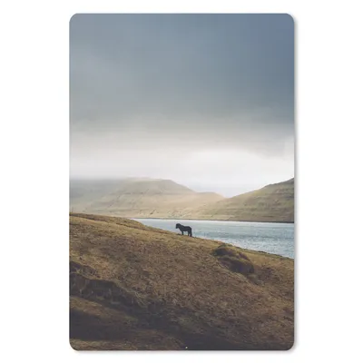 Produktbild von MuchoWow® Mauspad Mousepad Pferd - Berg - Landschaft 40x60 cm - Mousepads - Maus Mat - Pad - Mausunterlage - Schreibtisch Accesoire