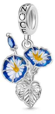 Produktbild von Gnoce Charm Anhänger Prunkwinde HJC027 Silber