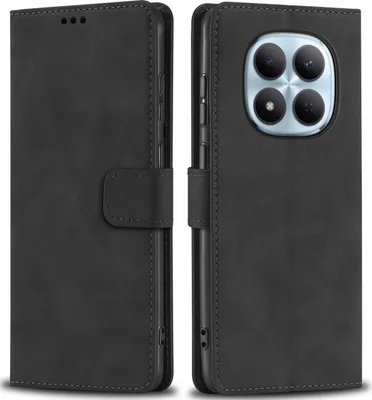 Zdjęcie produktu dla ETUI SKÓRZANE Z KLAPKĄ do Xiaomi Redmi Note 15 Pro 4G |ZAMYKANE CASE SZKŁO
